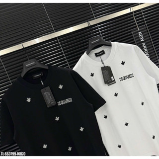 Áo DSQ In LOGO In Chữ DSQ2 Ở Áo,Áo Thun Cho Nam Nữ Chất Thun Mát Co Dãn 2 Chiều