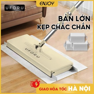  Cây lau kẹp khăn UFORU bản nâng cấp bàn lau lớn kẹp chắc chắn làm sạch hiệu quả - EJ725 