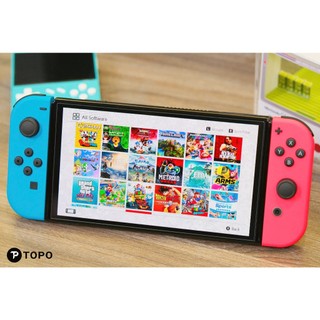 Nintendo Switch Oled (Mod) Full box - cài sẵn game (128/256Gb) + App Android + Game Retro