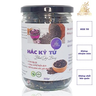 Hắc kỷ tử đen sấy khô Dalat Cordyceps - loại thượng hạng