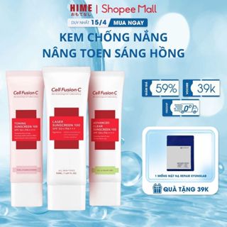 Kem Chống Nắng Cell Fusion C 100 SPF50+ PA +++ Hàn Quốc Dưỡng Trắng và Nâng Tone cho mọi loại da 50g