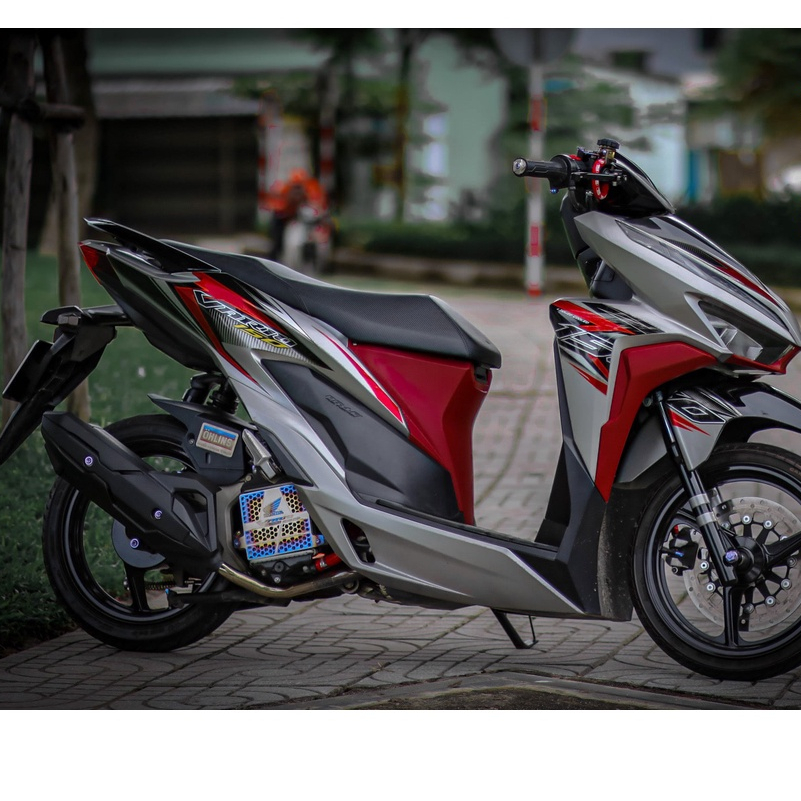 Tem rời Vario 150 bạc đen đỏ HOT 2025
