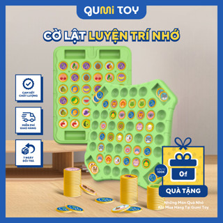 Đồ Chơi CỜ LẬT LUYỆN TRÍ NHỚ Board Game Cho Bé, Đồ Chơi Vui Nhộn Tương Tác 2 Người Chơi Tư Duy