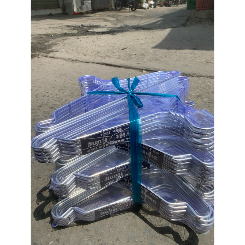 Combo 100 móc nhôm Đen,móc nhôm dày vừa phải, dài 38cm