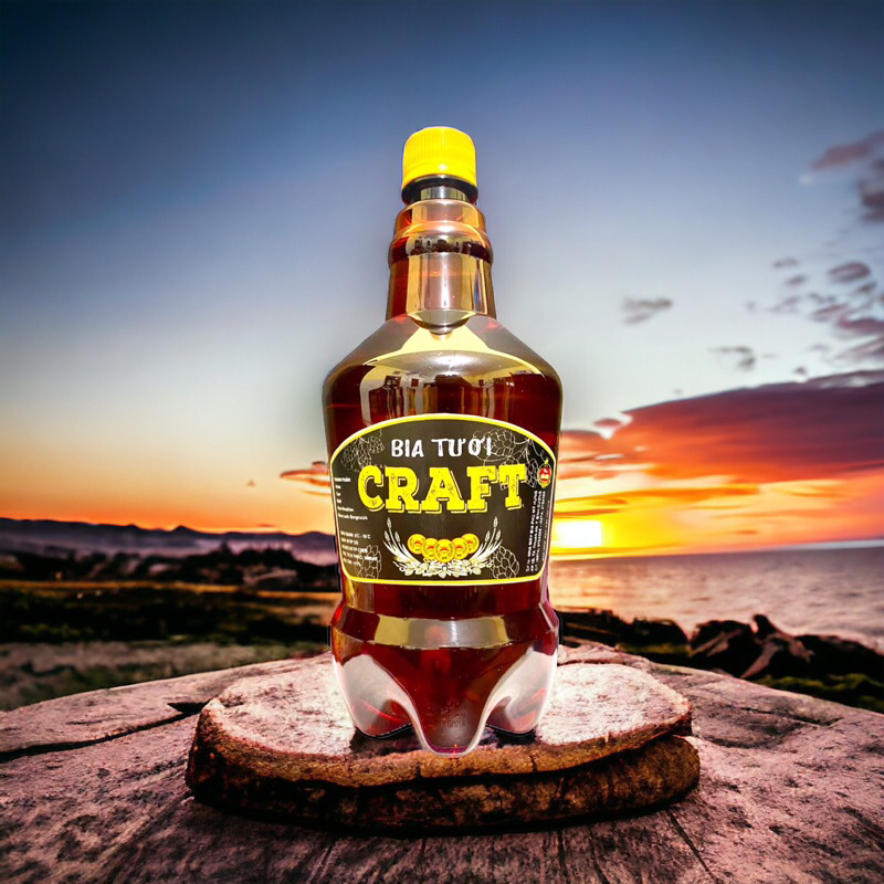 HOẢ TỐC - (HCM ) BIA TƯƠI CRAFT - BIA THỦ CÔNG 1000ml - 5% (chai )