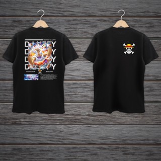 [One Piece] Áo Thun Anime Luffy Gear 5 Cổ Tròn Co Giản 4 Chiều Thoáng Mát