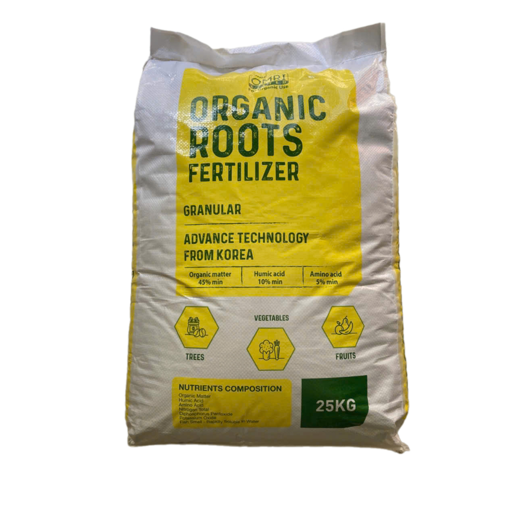 PHÂN ĐẠM CÁ HỮU CƠ[CHÍNH HÃNG] ROOTS ORGANIC HUMIC + AMINO Dạng Viên tròn BÓN CHO CÂY SẦU RIÊNG, CÀ 