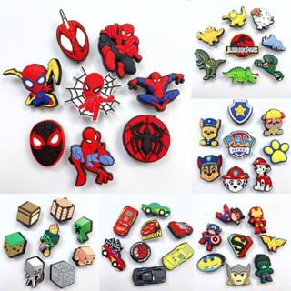 SET 8 CÁI Jibbitz sticker gắn dép cross trẻ em , phụ kiện icon charm gắn dép đáng yêu cho bé TRAI