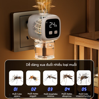 Đồ dùng mẹ và bé Babyboom Đuổi muỗi cho mẹ và bé – Bảo vệ giấc ngủ của bé yêu Màn hình LED hẹn giờ