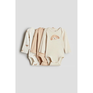 (050)Set 3 bodysuit dài tay HM auth