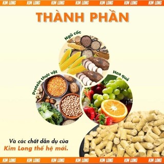 Hạt xả trắm đen vị kem Kim Long- mồi câu cá