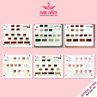 Set sơn gel 12 màu TG tặng kèm bảng màu