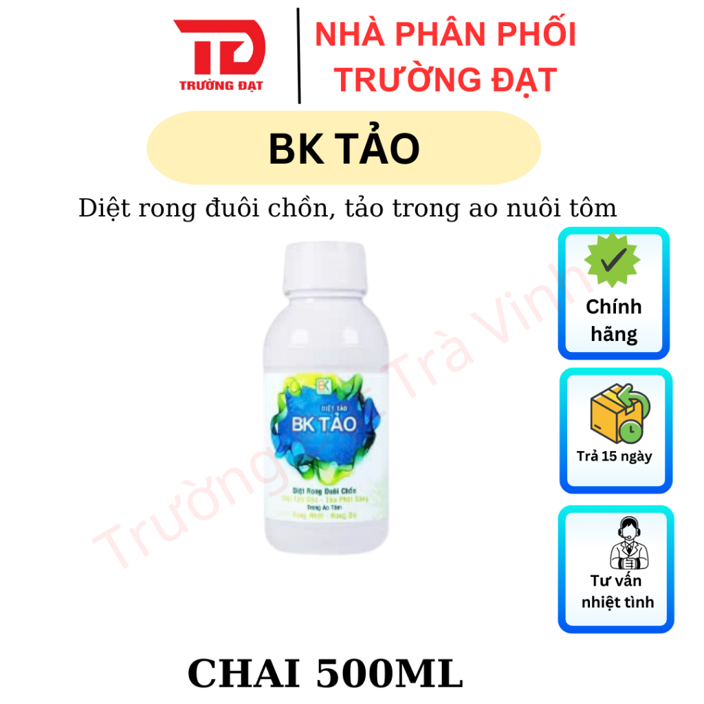 BK TẢO (DRT) 500ml Diệt các loại tảo: tảo phát sáng, tảo lam, tảo giáp, tảo đỏ, tảo nâu, tảo sợi,