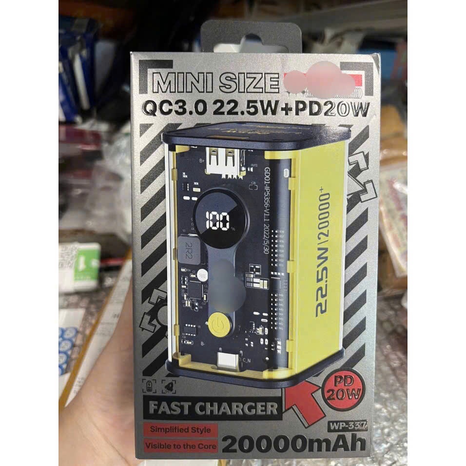 🌟ZIN🌟 Pin Sạc Dự Phòng tích điện trong mini VNWEKOME WP 395 333 337 347 sạc nhanh 10000mah 20000MAH PD 20W QC 3.0 22.5W | BigBuy360 - bigbuy360.vn