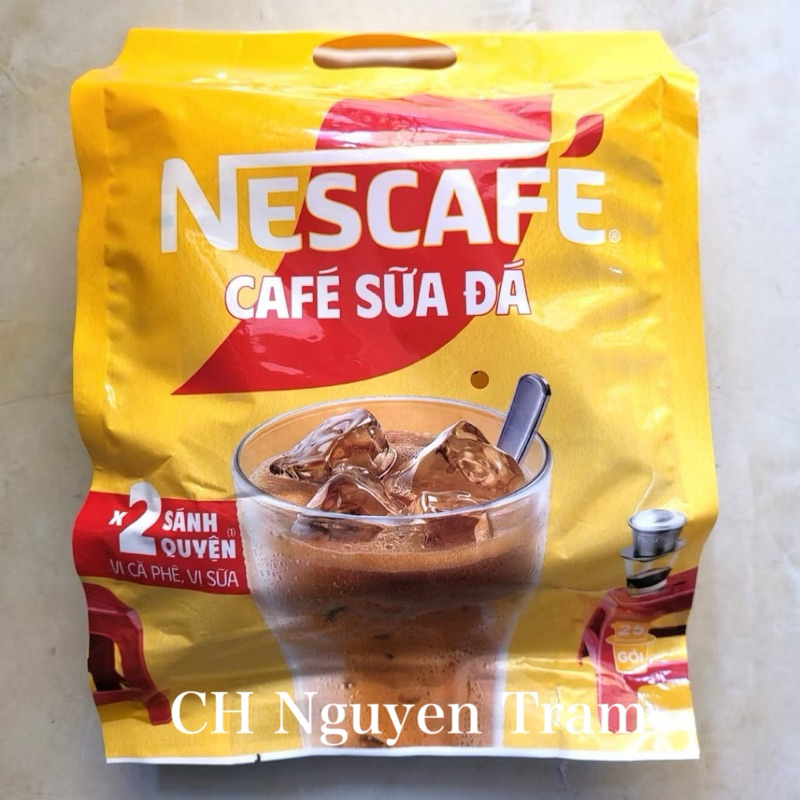 Cà phê sữa đá Nescafe bịch 25 gói