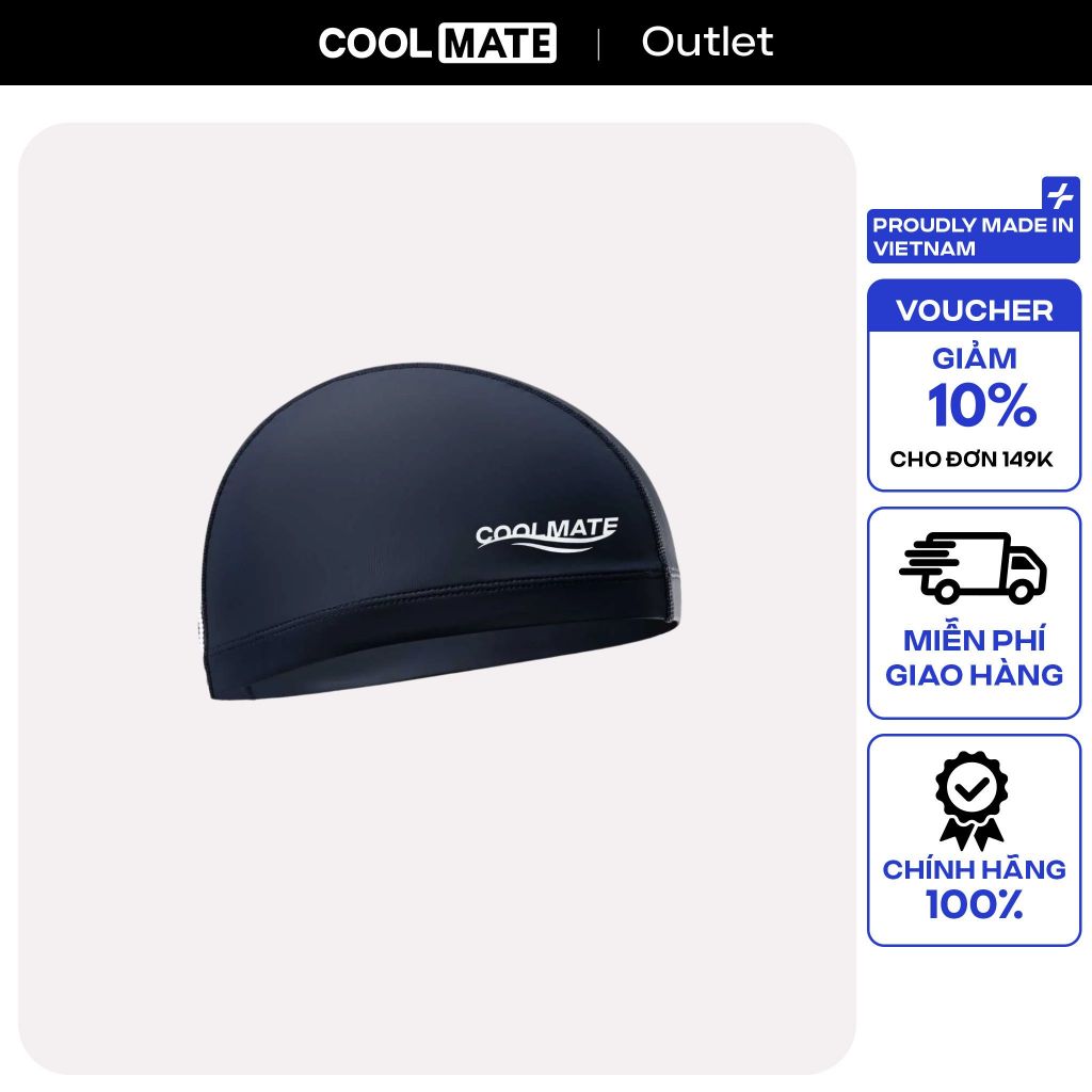 [Coolmate Outlet] [Gift] Mũ bơi nam