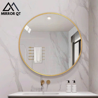 Gương treo tường cao cấp, gương nhà tắm viền đen vàng trắng chống gỉ loại tốt, siêu sang