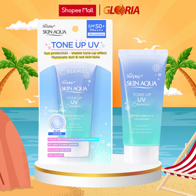 Tinh Chất Chống Nắng Cho Da Vàng, Khuyết Điểm Đỏ Sunplay Skin Aqua Tone Up UV Essence BLUE 50g