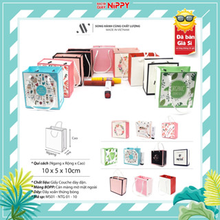 50 cái - Túi giấy nhỏ NIPPY đựng son, nước hoa mini, mỹ phẩm nhỏ,  phụ kiện handmade, mỹ phẩm nhỏ quà tặng, quà cưới