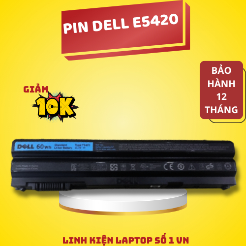 Pin Dell latitude E5420 E5430 E5520 E5530 E6430 E6420 E6440 3460 3560 E6520 E6540 5420 3360 BH 12T