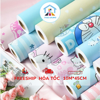 Giấy dán tường hoạt hình Trẻ Em sẵn keo nhiều mẫu đẹp, chống thấm nước, trang trí phòng cho bé