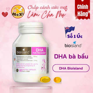 DHA bà bầu Bioisland-Hỗ trợ phát triển trí não và hệ thần kinh thai nhi,giúp bé thông minh,sáng mắt