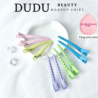 Kẹp mỏ vịt thép định hình tóc, kẹp tóc chuyên dụng cho salon, barbershop nhiều màu giao ngẫu nhiên
