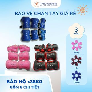 Phụ Kiện Bảo Hộ Cao Cấp Bảo Vệ Chân Tay Khi Chơi Patin Và Ván Trượt Cho Trẻ Em - Bảo Hộ BVN BB