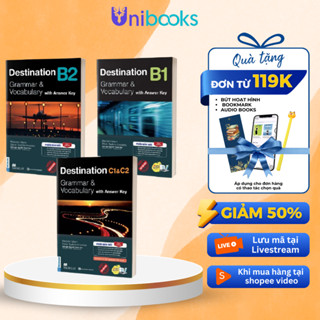 Sách - Trọn Bộ Giáo Trình Destination Grammar & Vocabulary B1, B2, C1&C2 phân loại Lẻ/combo