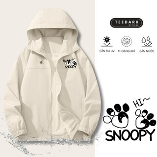 Áo Khoác Gió Nam Nữ Mũ Cao Cấp 2 Lớp By TEEDARK Mã BST04 Foot Form Rộng Kiểu Dáng Unisex 