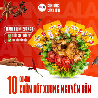  Combo 10-20 chân gà rút xương vị NGUYÊN BẢN Annalala 