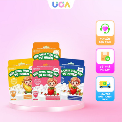 Sữa chua tươi sấy tự nhiên Anpaso cho bé ăn dặm từ 8 tháng