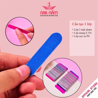 Combo 10 dũa móng tay, dũa mini nailbox Loius