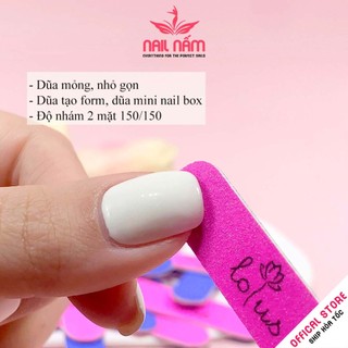 Combo 10 dũa móng tay, dũa mini nailbox Loius