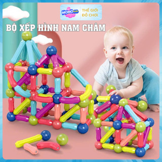  Xếp hình nam châm đồ chơi nam  72 chi tiết 