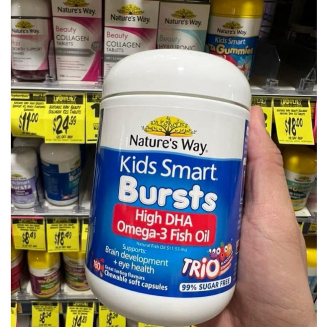 Kids Smart Multivitamin Omega 3 Bursts