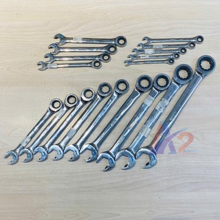 Cờ lê tự động 2 đầu vòng miệng sata 9mm 43605