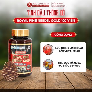 [T10/2027] Viên Uống Tinh Dầu Thông Đỏ Chính Phủ 100 Viên Hàn Quốc Giảm Mỡ Máu, Ngừa Đột Qụy
