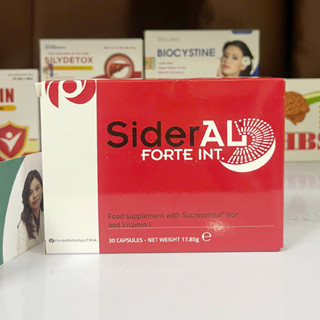 Viên uống hỗ trợ cho người bị thiếu máu, bổ sung sắt, vitamin cho cơ thể SIDERAL FORTE INT Hộp 3 vỉ x 10 viên