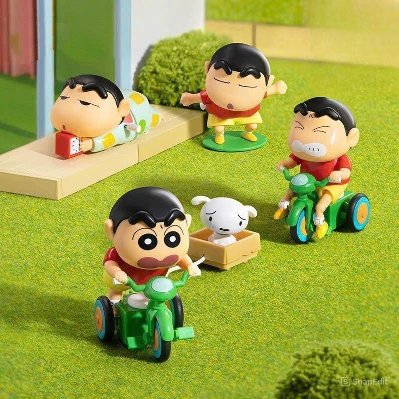 Đồ Chơi Shin Cậu Bé Bút Chì Shin ủn mông Đồ Chơi Shin-Chan Nằm Bò - Đồ Chơi Dây Cót Dành Cho Bé