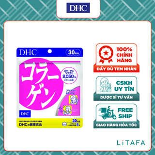 Viên Uống Đẹp Da DHC Collagen Bổ Sung Collagen Giúp Da Mịn Màng, Tràn Sức Sống 180 Viên