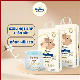  Combo 50-100 bỉm quần BIGHUG Form bo mông Lưng chun đệm mây mềm mại cho bé 