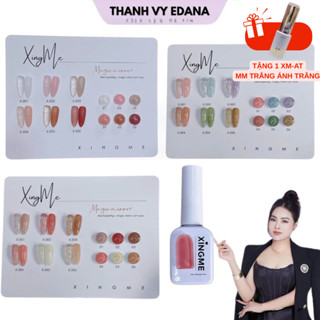 [TẶNG 1 MẮT MÈO XM-AT] Sơn thạch đục XINGME 6 màu cao cấp tặng kèm bảng màu [THANH VY EDANA]