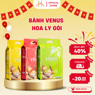 Bánh Yến Mạch Sữa Venus Ép Nguyên Hạt Hoa Ly HT-Food Gói 200g, Bánh Quy Oatmeal Bổ Sung Dinh Dưỡng Healthy Cho Gia Đình