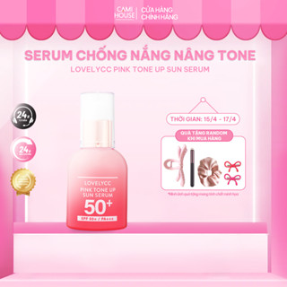 [CAMIHOUSE - Hỏa tốc] Serum Chống Nắng Lovelycc Pink Tone Up SPF 50+ PA++++ - Ngăn chặn tia UV, Bảo Vệ Da, Dưỡng Ẩm 30ml