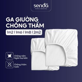  Ga chống thấm Cotton phủ TPU kháng nước Sen Đá Home Bedding bảo vệ đệm 1m2 1m6 1m8 2m2 15cm 20cm 