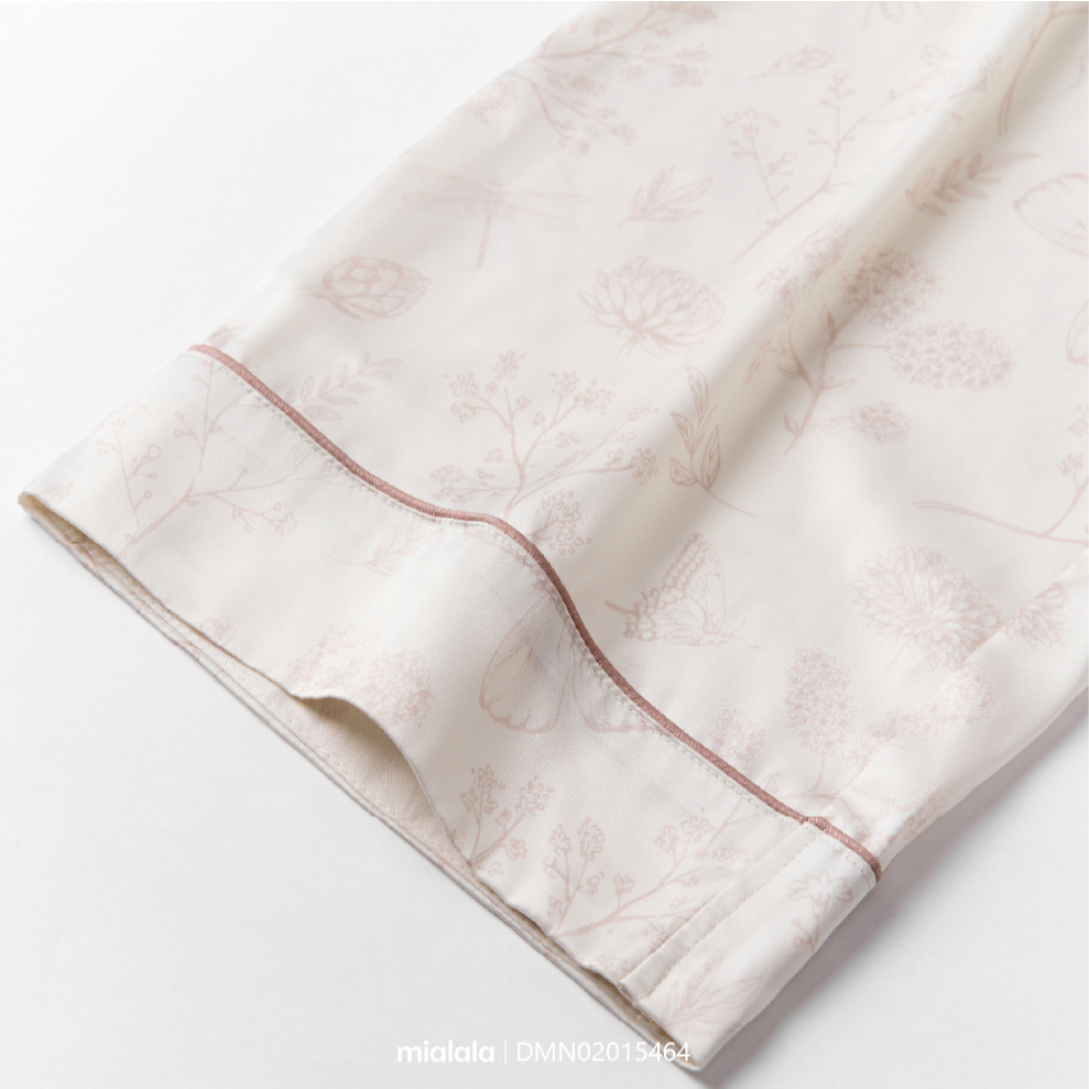 Đồ bộ mặc nhà Mialala pyjama dáng ngắn lụa latin 5464 DMN02015464 | BigBuy360 - bigbuy360.vn