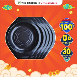 Combo 10 đĩa nhựa lót nồi nồi mỳ cay 8 inch, 10 đế nhựa lót nồi mỳ cay size 20 THE GARDEN IGWT