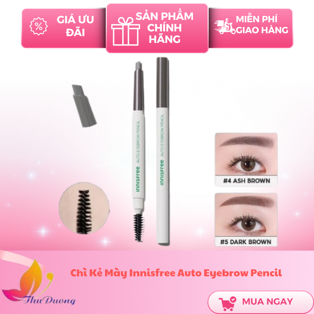 Chì Kẻ Mày Innisfree Auto Eyebrow Pencil