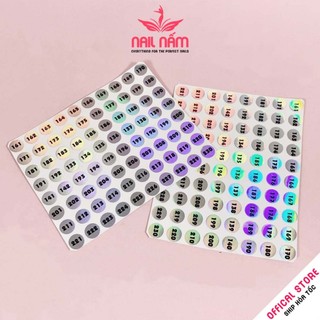 Tem số decal đánh số thứ tự ánh 7 màu